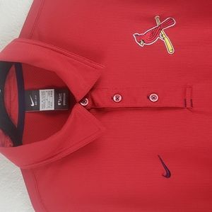 Nike | Men's Active Sports Short Sleeve Polo for the St. Louis Cardinals Sz L